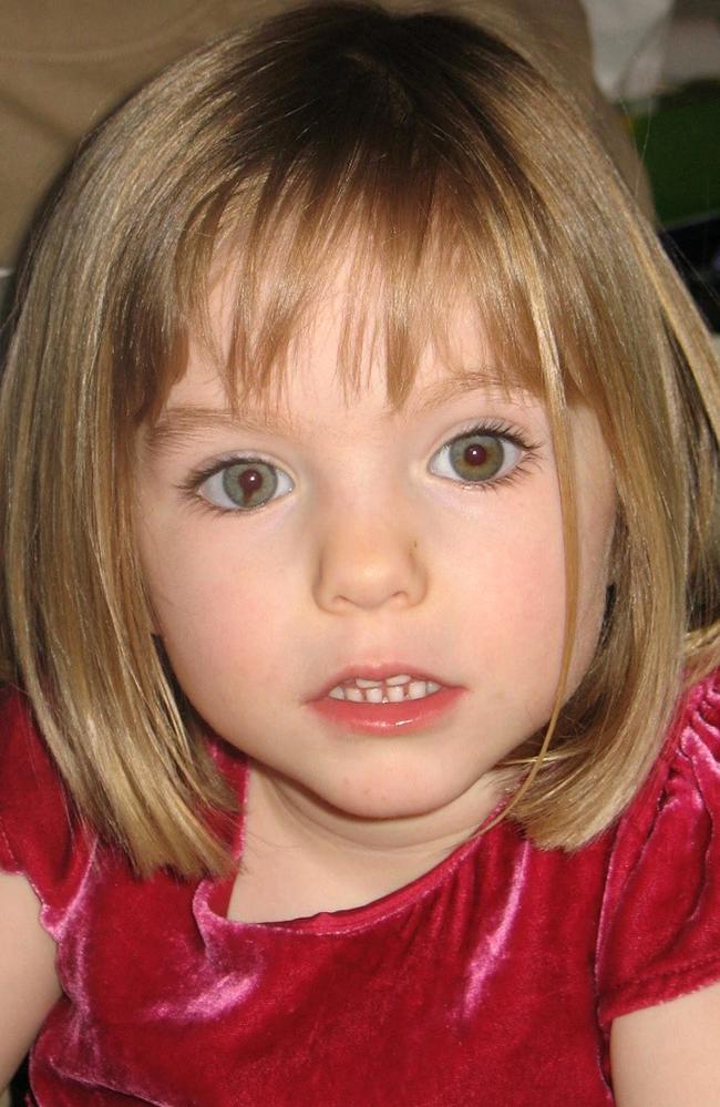 Madeleine McCann disappeared from Praia da Luz, Portugal on May 3, 2007. Picture: METROPOLITAN POLICE / AFP