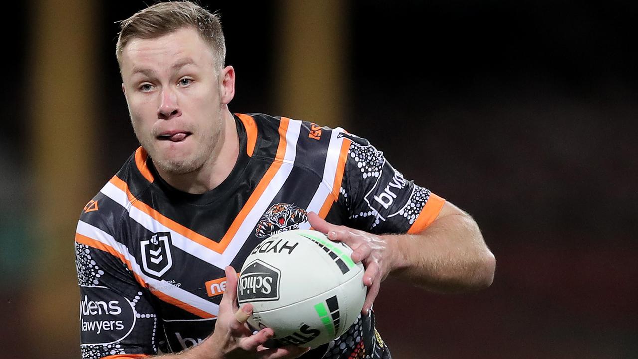 Billy Walters in action for Wests Tigers. Picture: Matt King/Getty Images