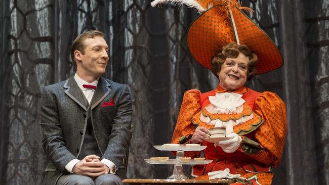 State Theatre Company of South Australia 50th anniversary. Nancye Hayes is pictured here with another local STCSA favourite, Nathan O’Keefe, in the 2014 production of The Importance of Being Earnest.