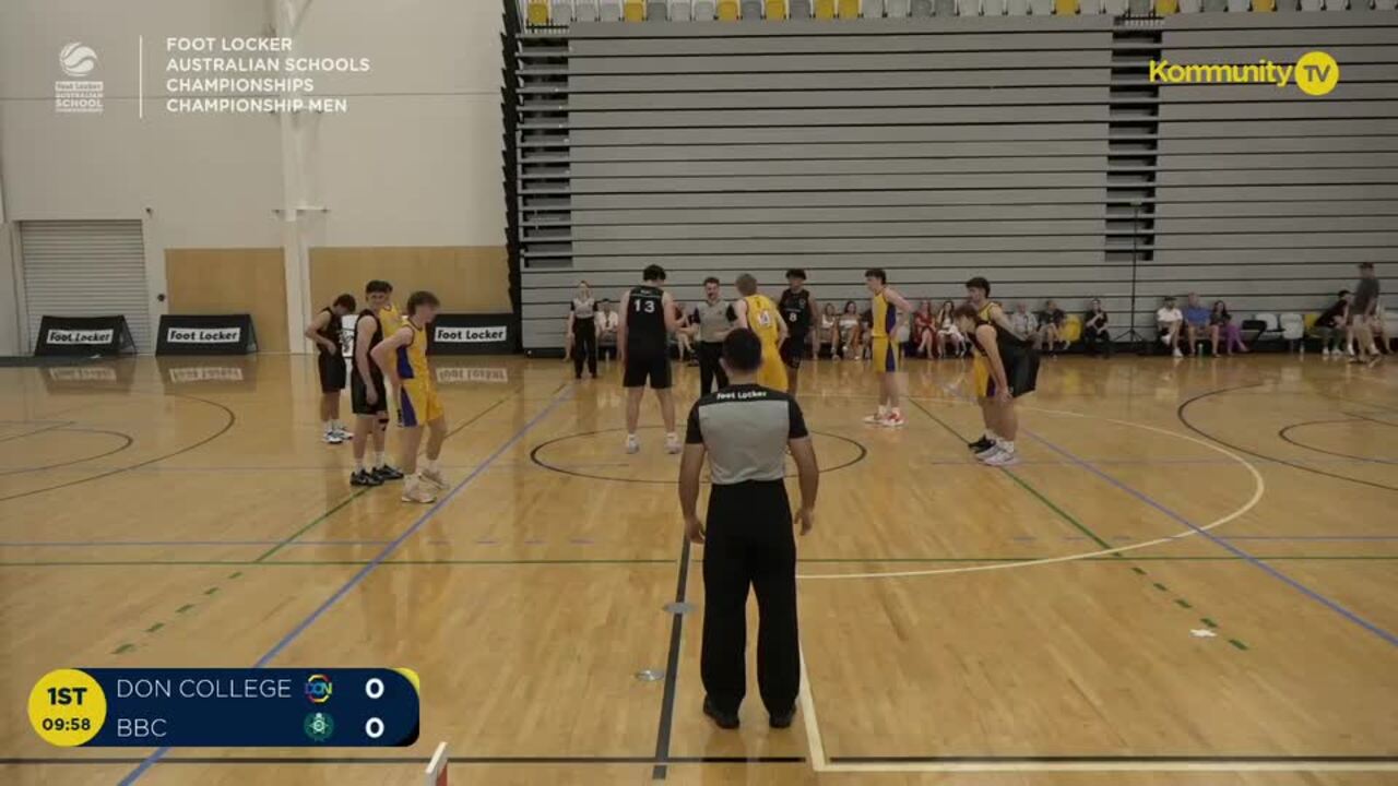 Replay: Don College v Brisbane Boys College (Men Champ) - 2024 Basketball Australia Schools Championships Day 3