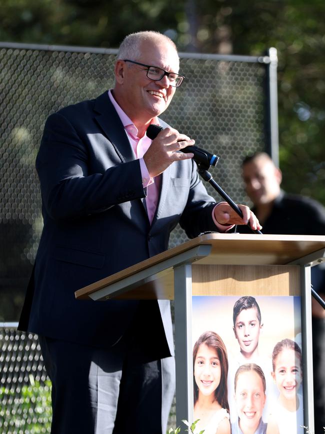 Former PM Scott Morrison has become a family friend over the years. Picture: Damian Shaw