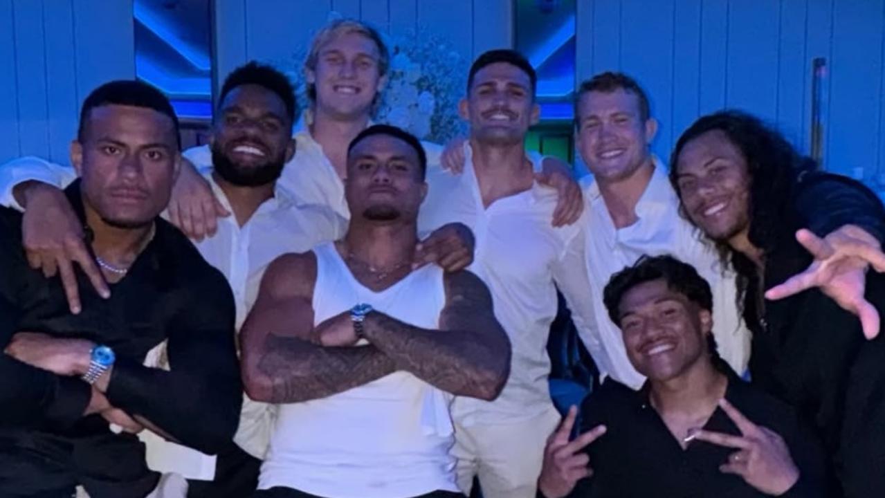 Panthers premiership stars party at ex-teammate’s wedding