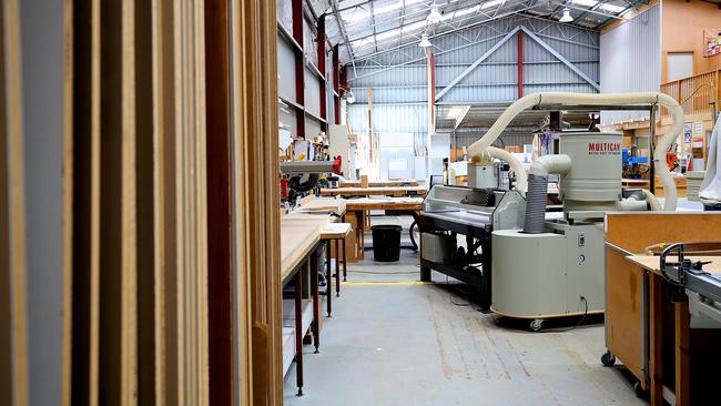 KAM Joinery’s Mornington workshop in 2015. Picture: Sam Rosewarne