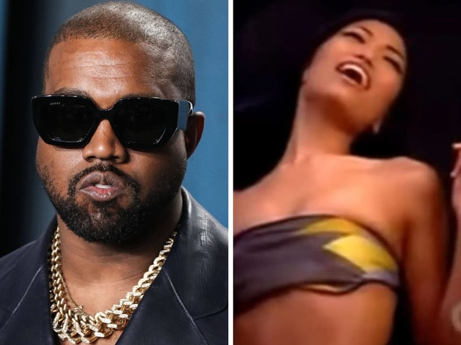 Kanye West accused of choking model.