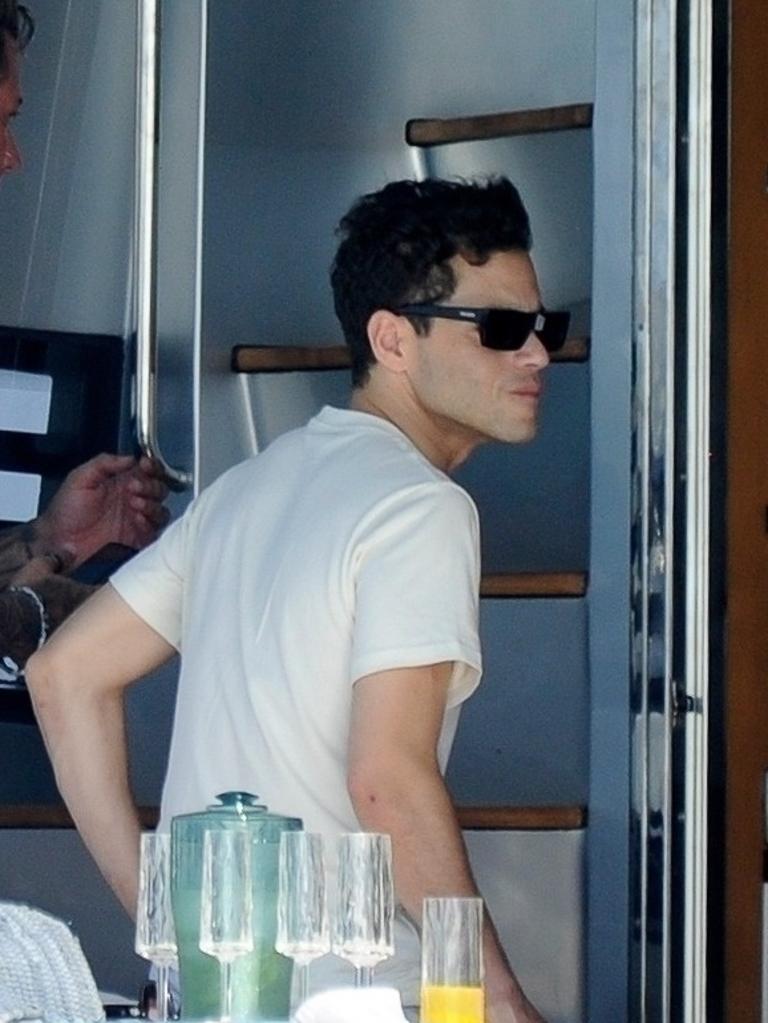 Rami Malek was also spotted on-board. Picture: IMP Features/Backgrid