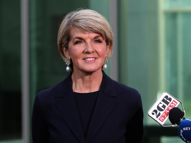 Former Foreign Minister Julie Bishop has been touted as a potential candidate. Picture: Kym Smith