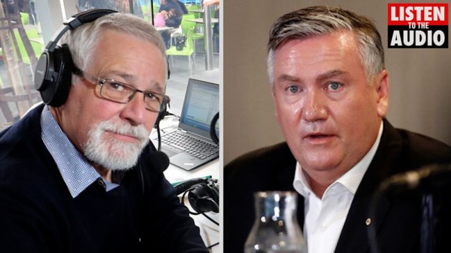 Another frosty on-air moment for Neil Mitchell and Eddie McGuire on 3AW