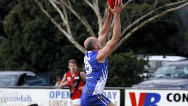 Cleven’s strong marking ability was just one of many key features to his game. Picture: Supplied