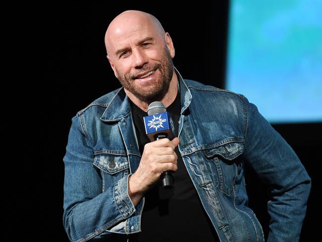 Hollywood star John Travolta during a Q&amp;A at the Supanova Pop Culture Expo in Adelaide. Picture: Tom Huntley