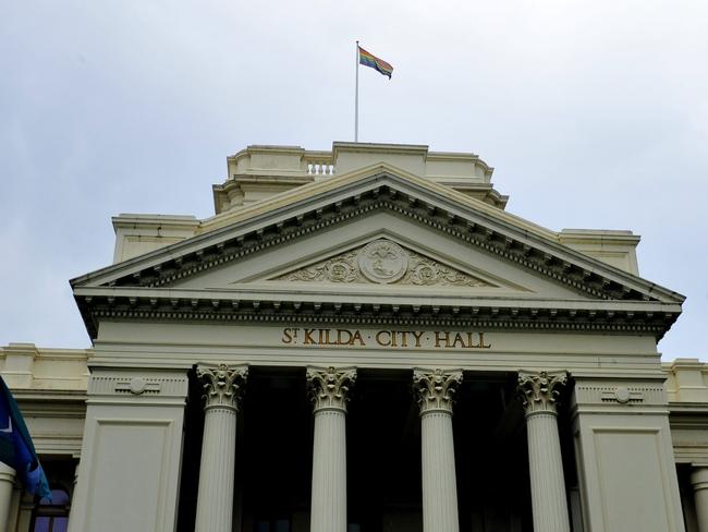 Mr Bush was caught by council officers walking ten dogs near the St Kilda promenade. Picture: Supplied.