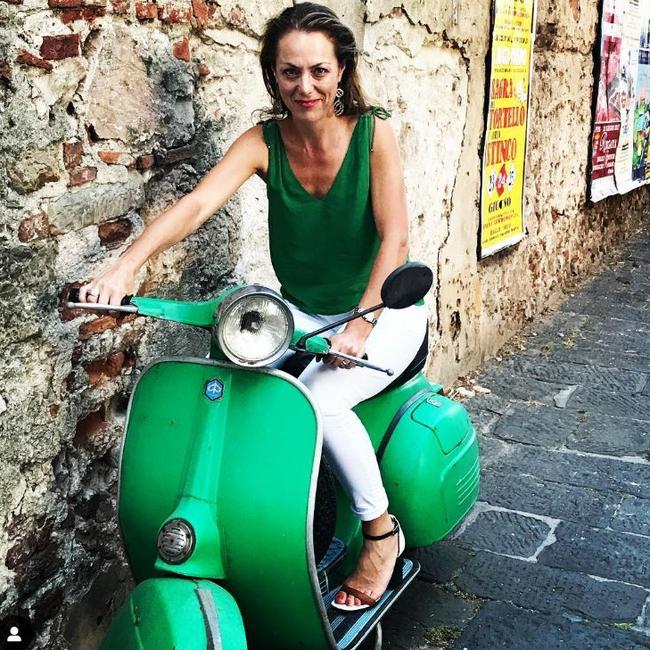 Cate Sayers in Italy. Picture: Instagram