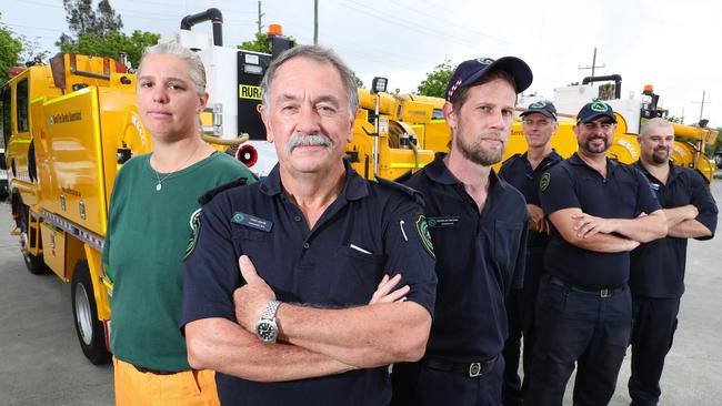 Bec Powell, Tony Shaw, Nick Watson, Philip McCabe, Warren Swinson and Kris Duncan are part of the second deployment. Picture: Liam Kidston.