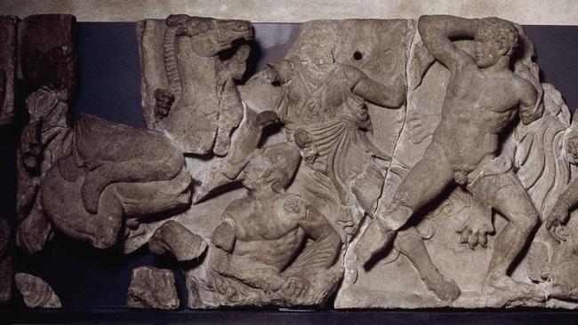 Part of the Elgin marbles, on display in the British Museum. Pic: British Museum