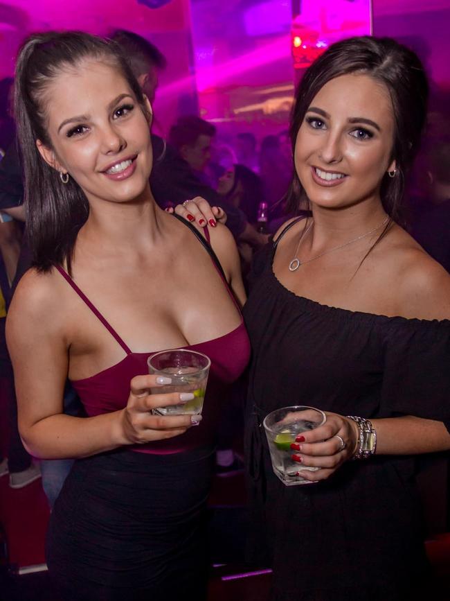 Alexandra Mayes and Lilly Mayes.