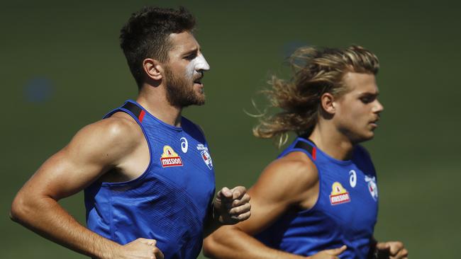 The Bulldogs face a juggling act trying to keep Marcus Bontempelli and all of his talented teammates at the club. Picture: Daniel Pockett/Getty Images