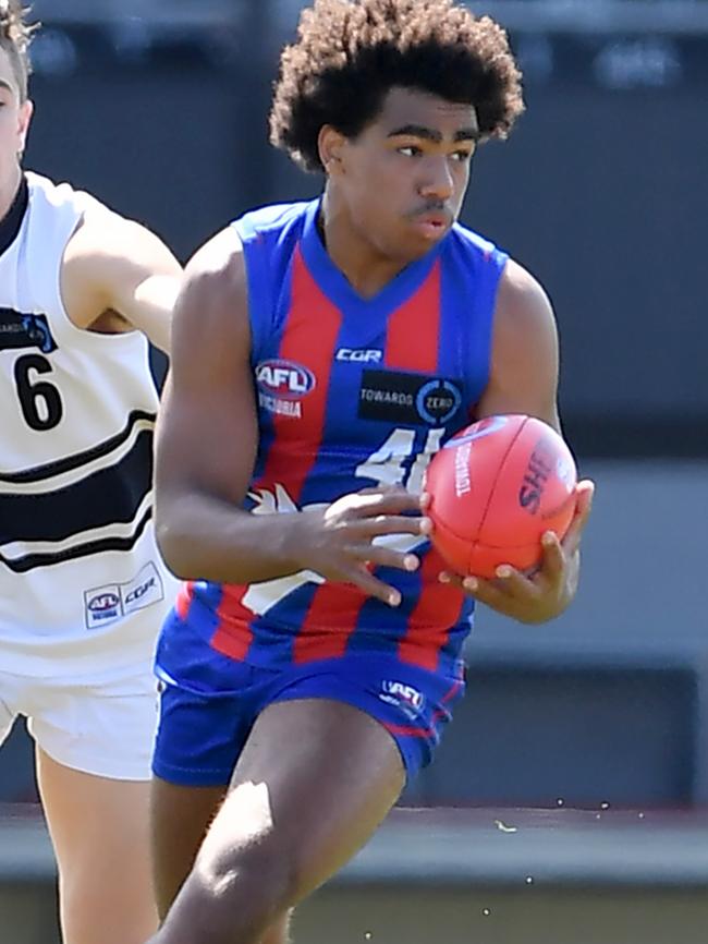 Quaynor in action for Oakleigh last year. Pic: Andy Brownbill