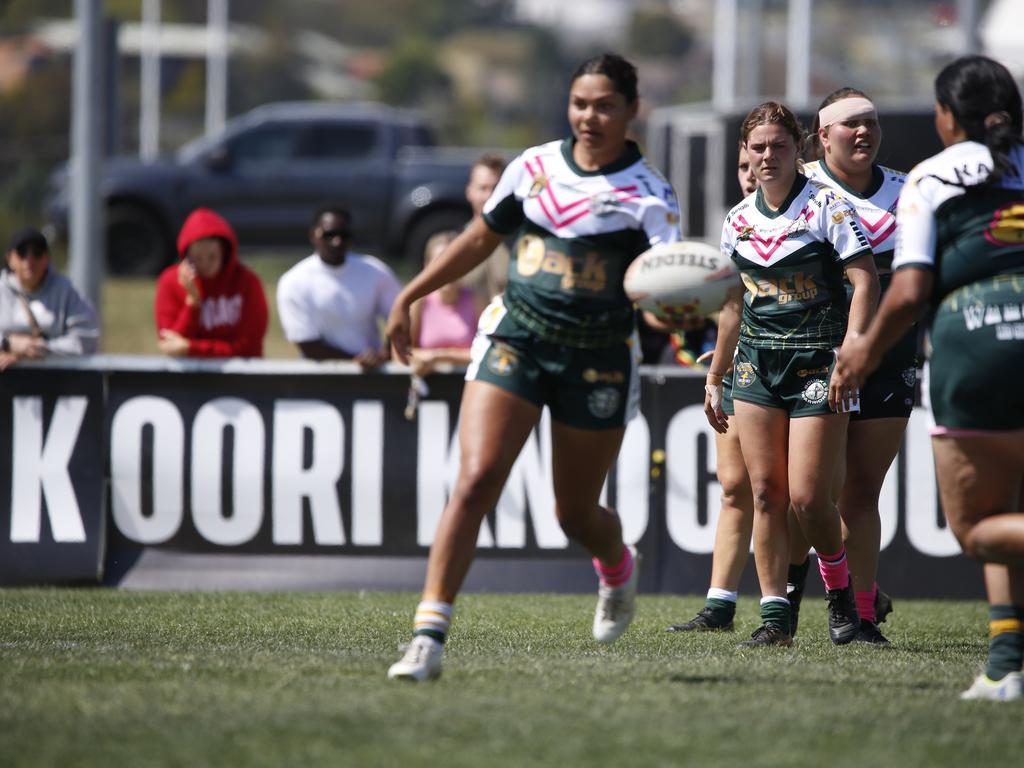 Koori Knockout - Day 4 Womens GF Redfern All Blacks v Bourke Warriors Monday, 7 October 2024 Hereford St, Bathurst NSW 2795, Australia, Picture Warren Gannon Photography