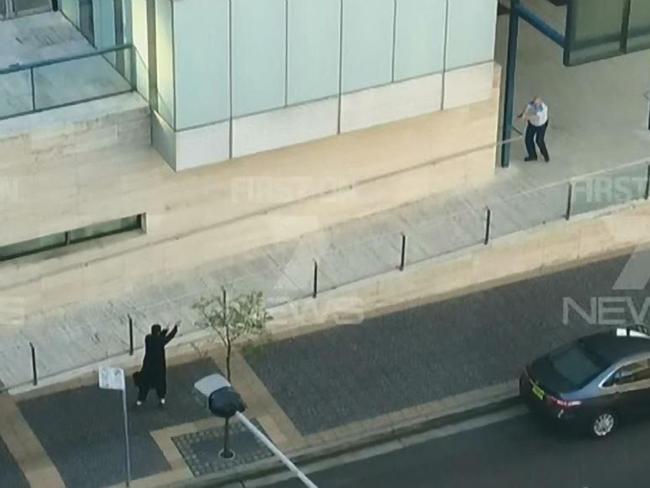 The last moments of the life of Parramatta shooter 15-year-old Farhad Jabar / Picture: Channel 7