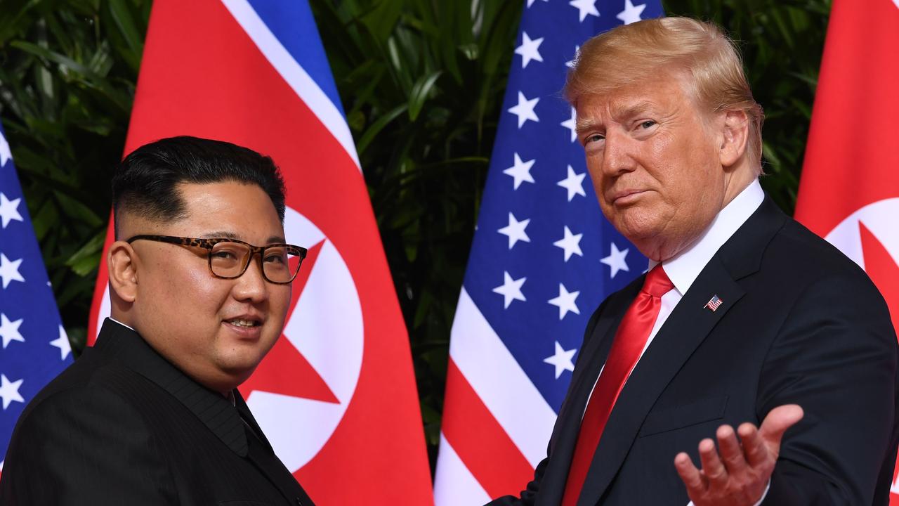 A beautiful friendship: Kim Jong-un enjoyed a bromance of sorts with Donald Trump. Picture: Saul Loeb/AFP