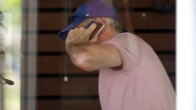 Wayne Bennett at Osteria Epoca cafe at Yeronga this morning