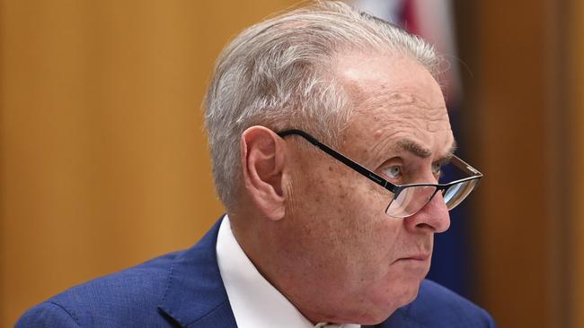 CANBERRA, AUSTRALIA, NewsWire Photos. OCTOBER 26, 2023: Minister for Trade and Tourism Don Farrell appears before an Economics Senate Inquiry at Parliament House in Canberra. Picture: NCA NewsWire / Martin Ollman