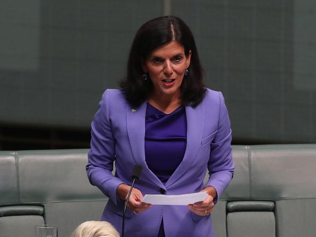 Julia Banks received a nasty text from a fellow Lib following her election loss. Picture: Kym Smith