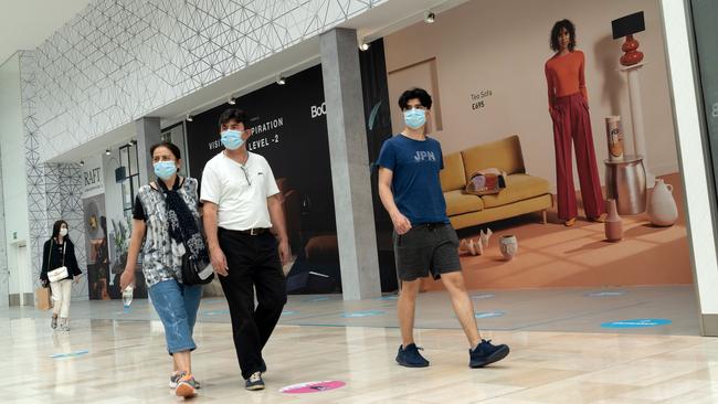 Customers return to URW’s Westfield centre in Shepherds Bush, London. Picture: Niklas Halle’n / AFP.