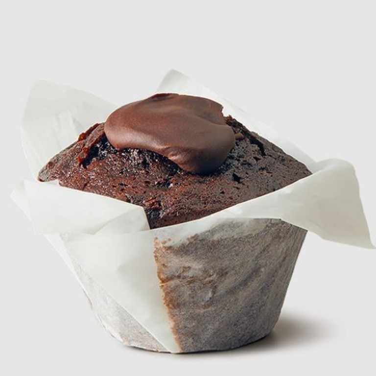 McDonald’s will replace its mud muffin (pictured) with a new double choc version. Picture: Supplied