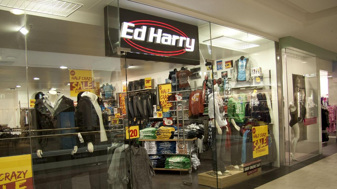 In January, Australian menswear retailer Ed Harry went into voluntary administration. Picture: Specialty Mens Apparel