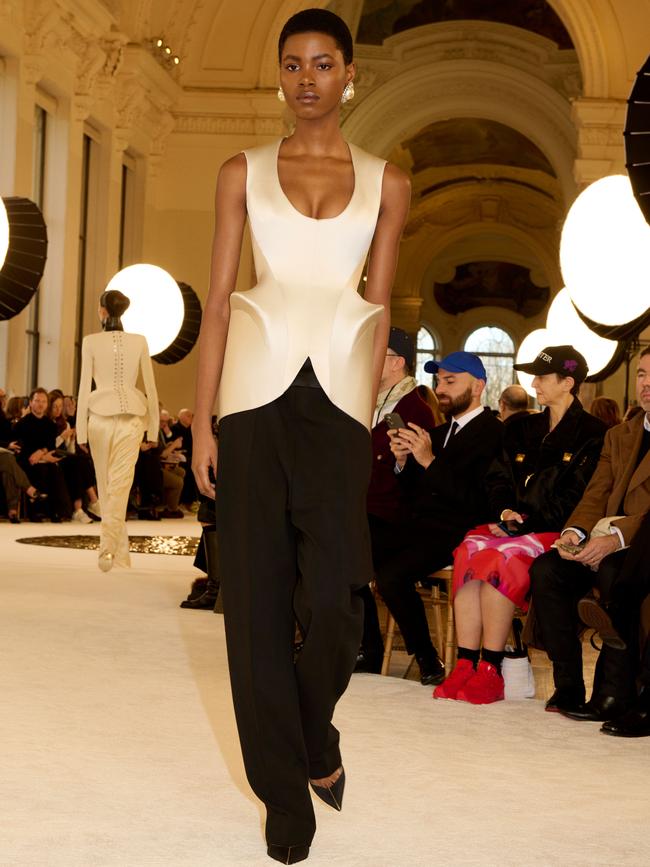 The Schiaparelli show at haute couture week in Paris.