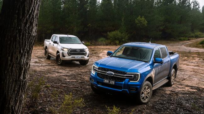 The Toyota HiLux and Ford Ranger are the two best selling vehicles in the country.