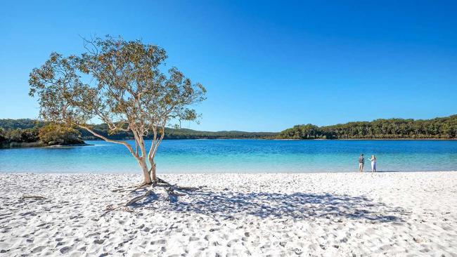 Lake McKenzie, Fraser Island. Picture: Contributed