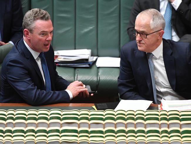 Malcolm Turnbull dropped Christopher Pyne from a visit to France after his recent comments declaring victory for Liberal moderates over conservatives. Picture: AAP Image/Mick Tsikas