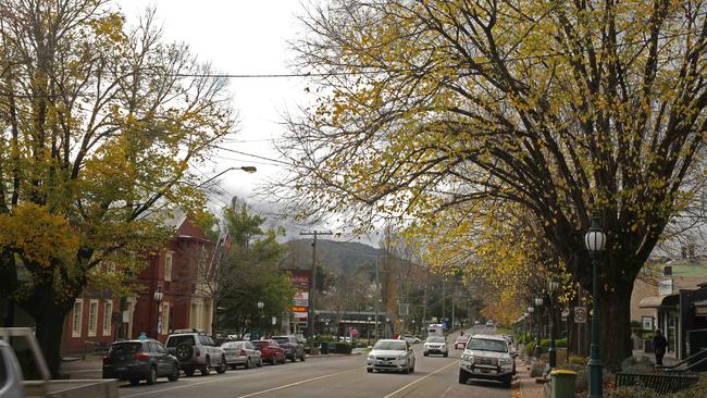 Some residents fear the development is not suited to Healesville, a popular tourist spot, with the council receiving 49 objections to the plan. Picture: Stuart Milligan