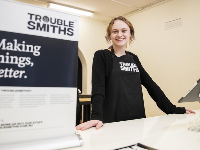 Troublesmiths volunteer Ellie Ransom. Picture: RICHARD JUPE