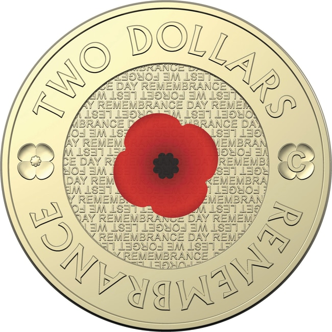 The 2022 Remembrance Day $2 coin