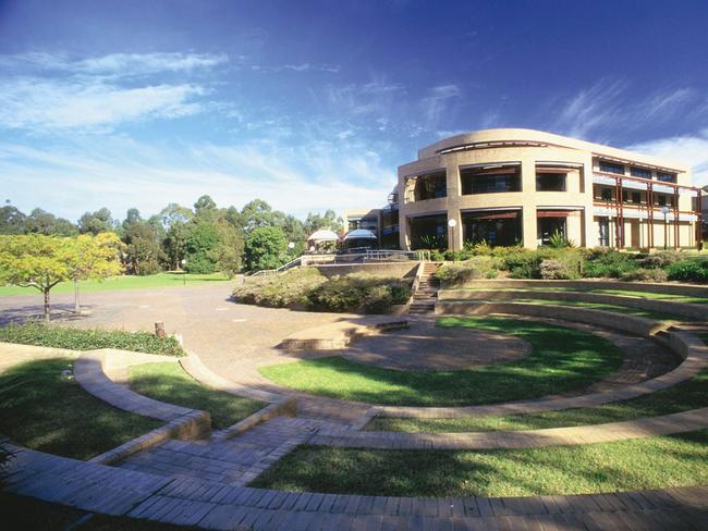 University Of Wollongong campus in NSW.