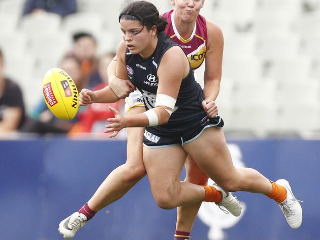 Blues’ rising star midfielder Madison Prespakis. Picture: AAP IMAGE/DANIEL POCKETT