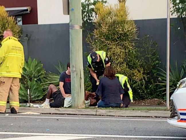 Brisbane Broncos player Ezra Mam was hospitalised after being involved in a car crash. Picture: Supplied