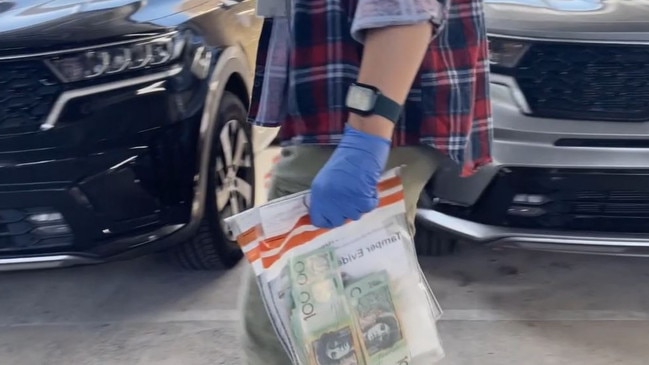 Officers seized more than $38,000 in cash. Picture: Victoria Police