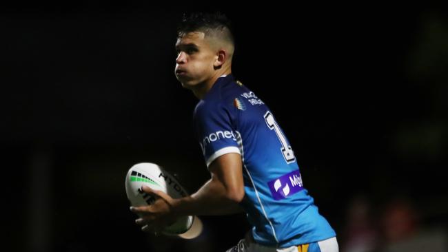 Jayden Campbell could make his NRL debut for the Titans. Picture: Jason O'Brien/NRL Images