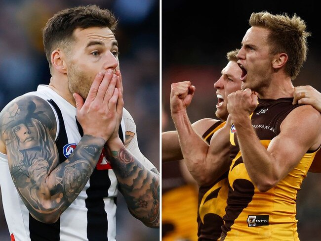 Collingwood suffered a shock loss to Hawthorn