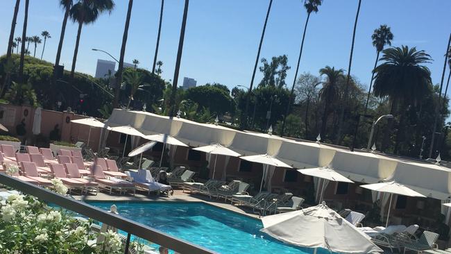 The private pool at the Beverly Hills Hotel: a star-spotters paradise