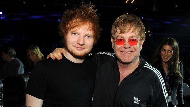 Sheeran and Elton John have a daily chat routine. Picture: WireImage