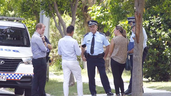 Police met with Surfers Paradise councillor Darren Taylor and other interested parties in a bid to figure out how to fix a derelict block in Budds Beach that’s attracting criminals and the homeless. Picture: Tertius Pickard