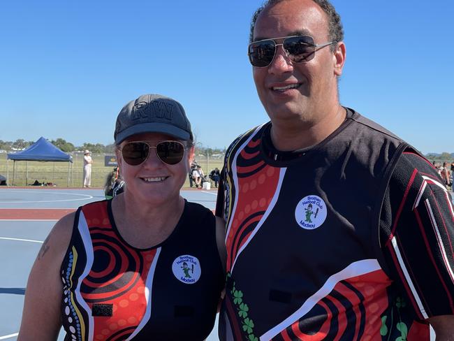 Melissa Ferrier and Justin Giblett are keeping Bette Wyer's legacy alive and well leading the next generation of netball players. Photo: Fergus Gregg