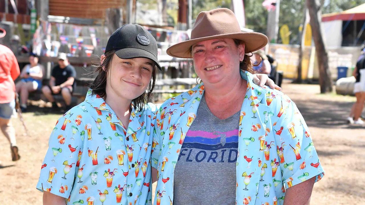 Alex Runge-Darlington and Malea Cudlipp at the Gympie Muster. Picture: Patrick Woods.