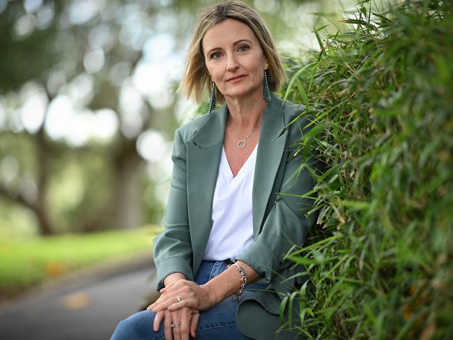 13/9/2024: Kellie Postle whose daughter Alyssa died in a car crash in 2020 talks about the family's fundraising since then, how they've been faring,  in Newstead park, Brisbane. pic: Lyndon Mechielsen/Courier Mail