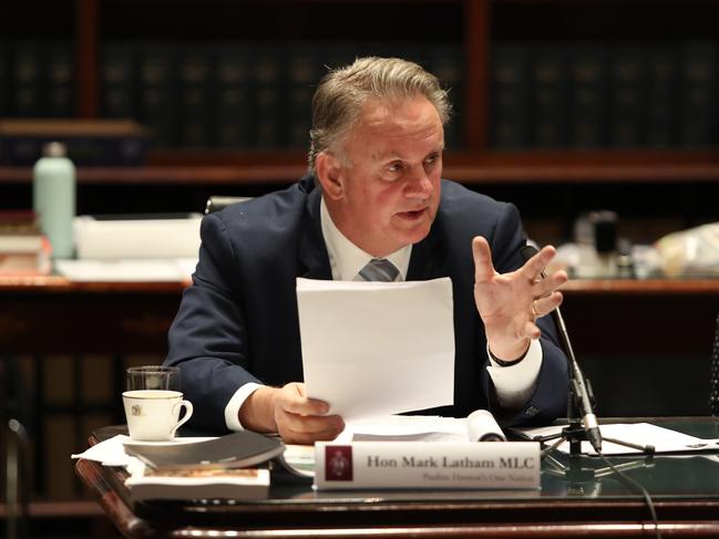 One Nation MP Mark Latham. Picture: Richard Dobson