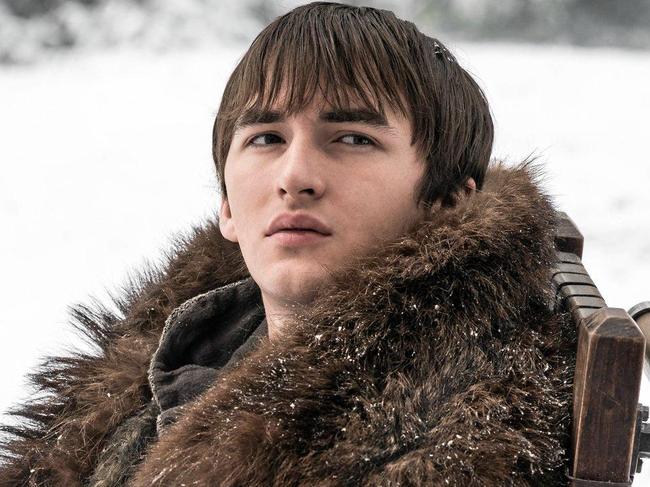 Isaac Hempstead Wright in a scene from season 8 of Game of Thrones. Supplied by Foxtel.